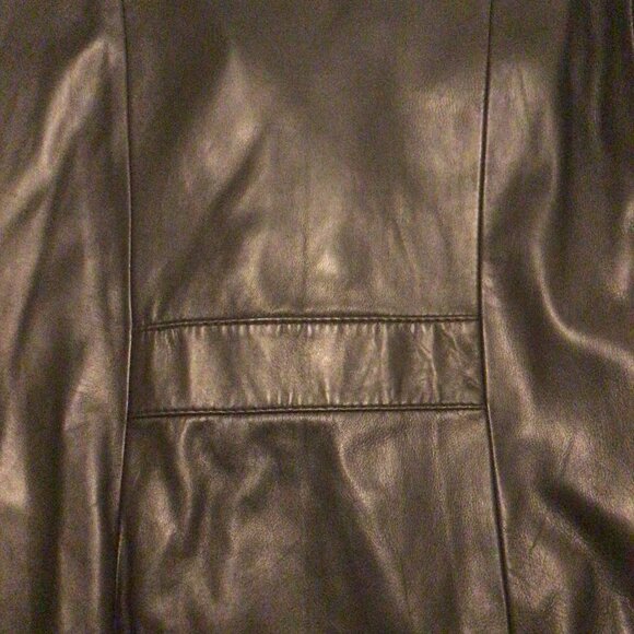 Men's Genuine Leather Sport's Jacket Black Lambskin Made in Canada XXL - Picture 11 of 12